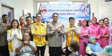 *Wujudkan Kepedulian Nyata, Polres Binjai Bersama Bhayangkari Gelar Bakti Kesehatan Operasi Katarak*