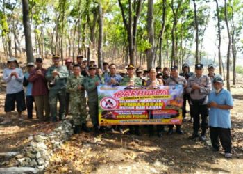 Di Musim Kemarau Ini Kapolsek Rengel Gencar Sosialisasi Cegah Karhutla