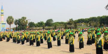 Harlah IGRA Ke-24 Dimeriahkan Senam dan Tari Kolosal Padati Alun-alun Tuban Dengan 2.500 Peserta