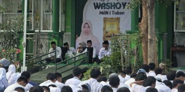 Kepala Kemenag Tuban Launching Ngaji Kitab Washaya di MAN 1 Tuban, Perkuat Karakter dan Akhlak Siswa